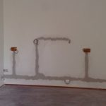 зашпаклеванные штробы